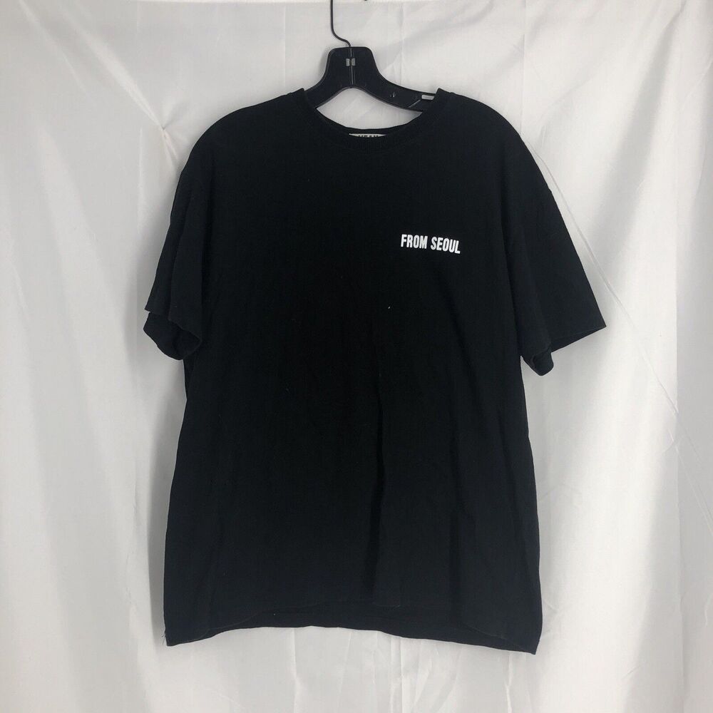 VEAK Seoul T-Shirt Medium Black Logo Graphic Tee